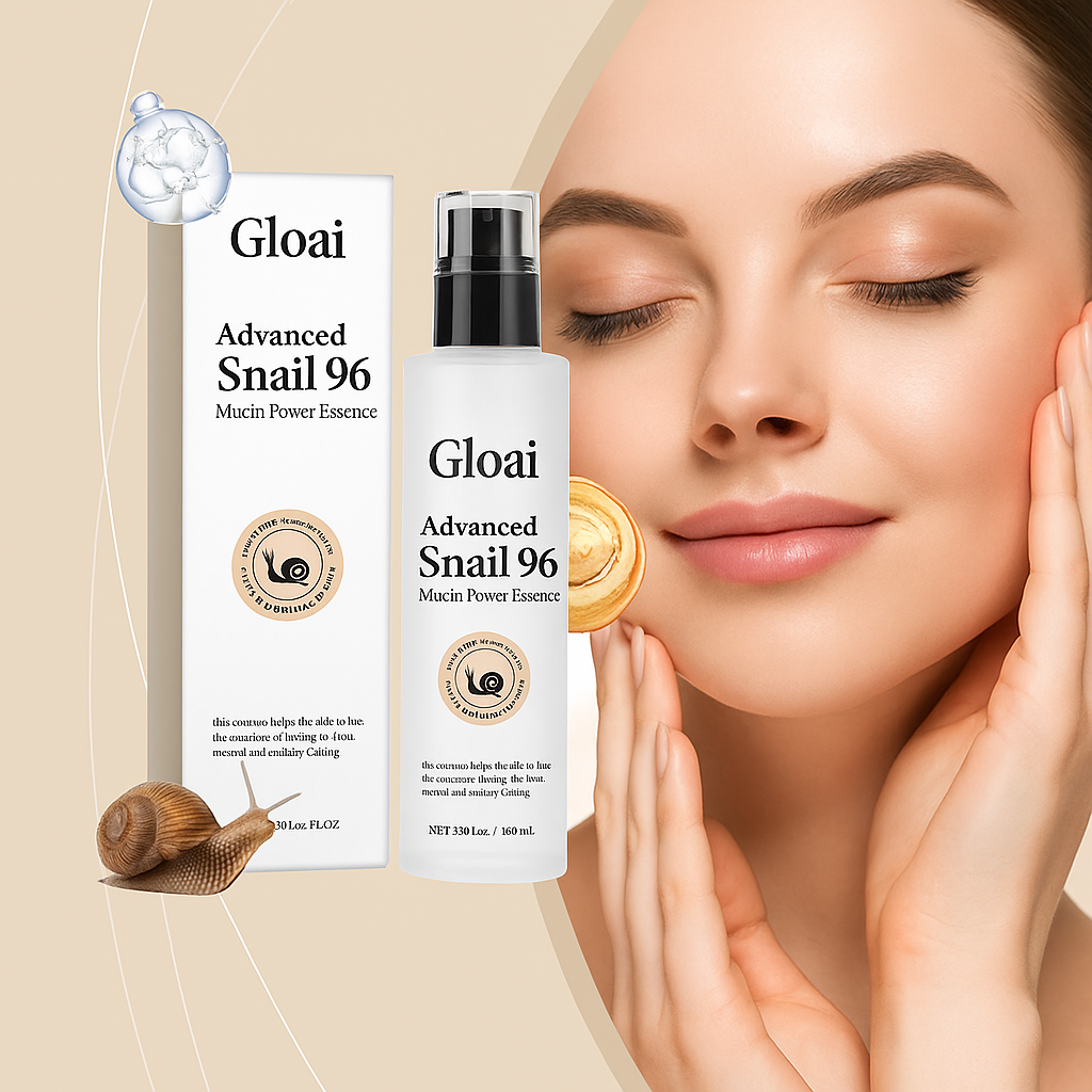 Gloai Glass Skin Serum — 92% Snail Mucin Essence